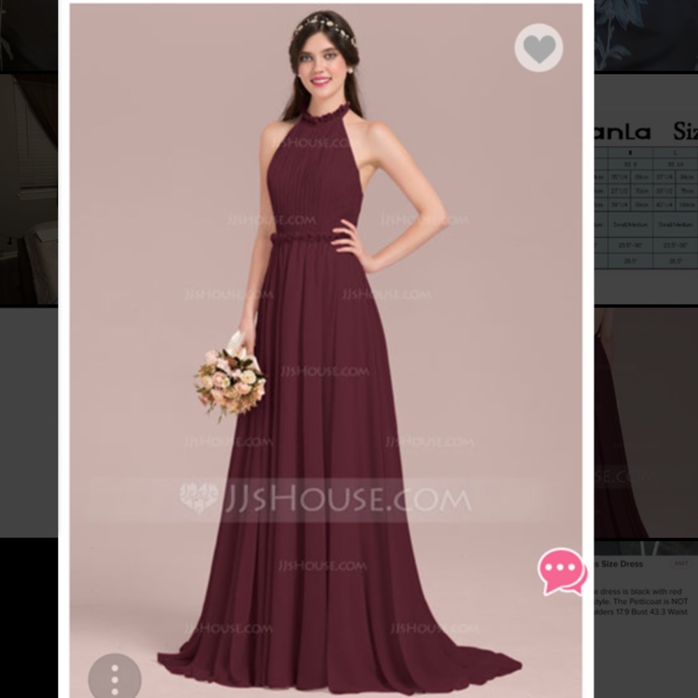 A-line ruffled dress (customized to an 8ish)